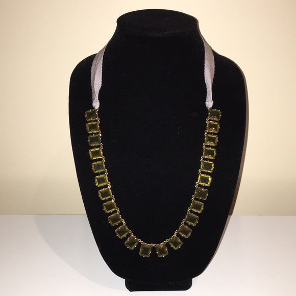 J Crew necklace with tie back